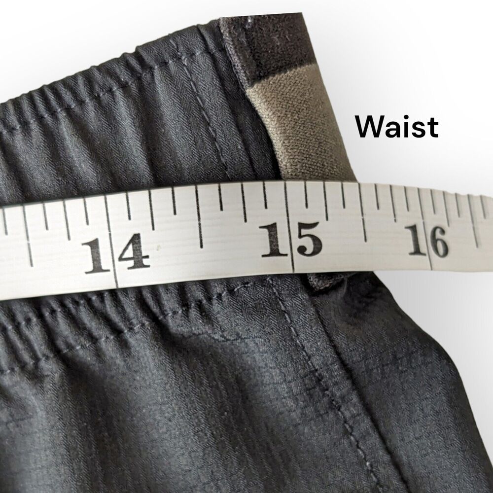 QOR Shorts Men's Size Small Elastic Waist Black Flawed - Picture 7 of 9